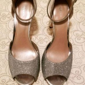 Style & Co Sz 9 Silver Heels
